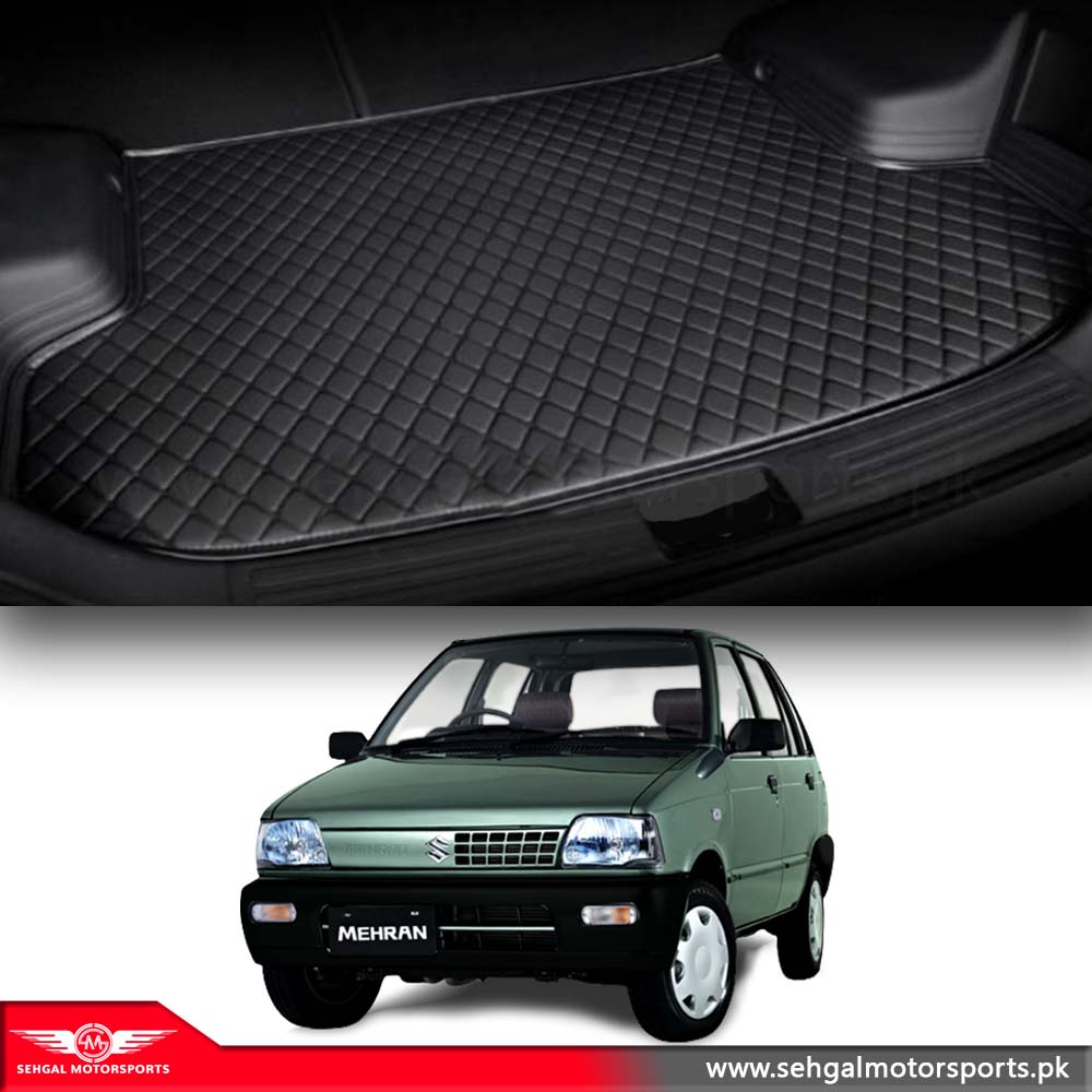 Suzuki Mehran 7D Eco Trunk Mat Black With Black
