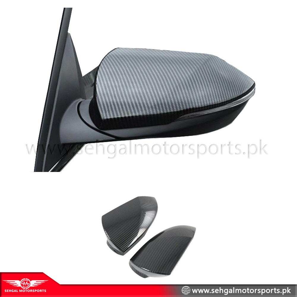 Hyundai Elantra Side Mirror Cover Carbon Fiber Model 2020-2021