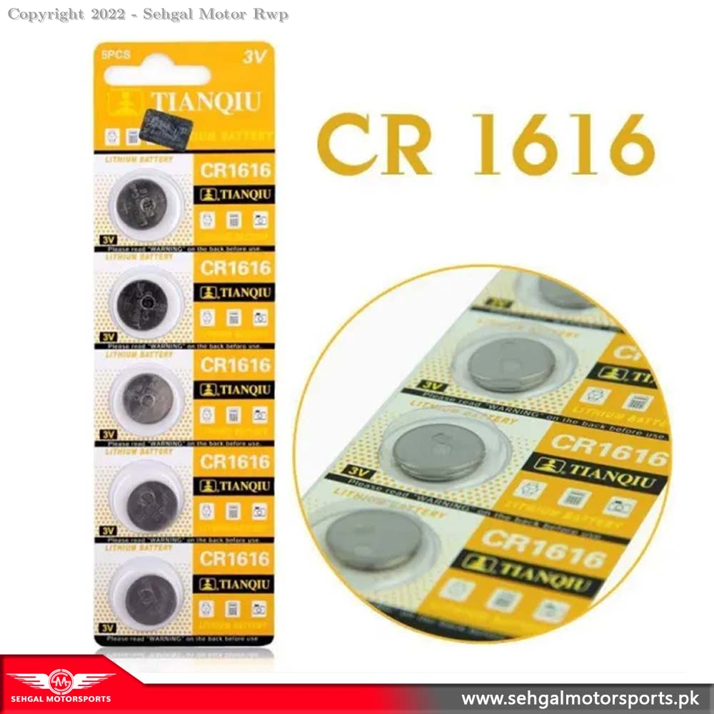 CR1616 3V Car Remote Cell/Battery