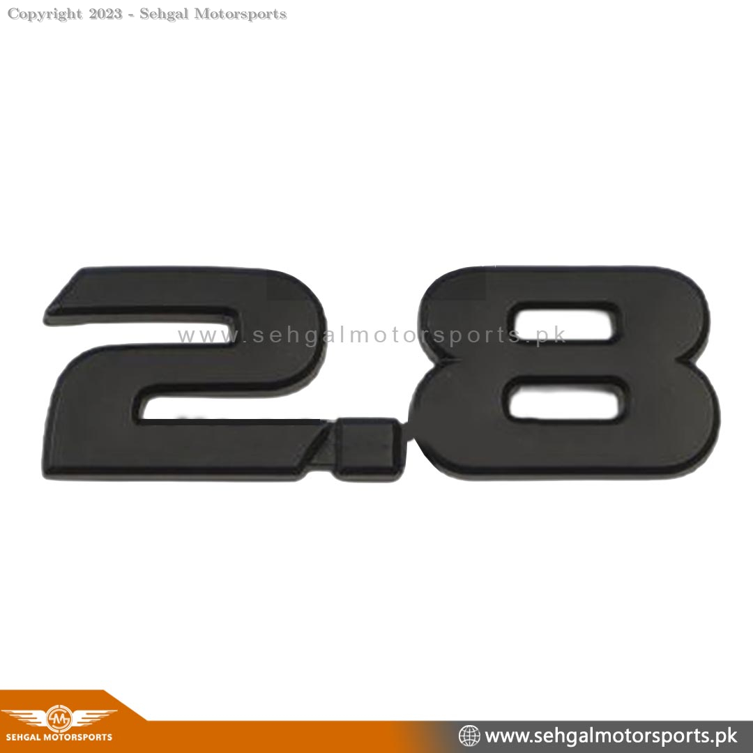 2.8 Monogram (Black)