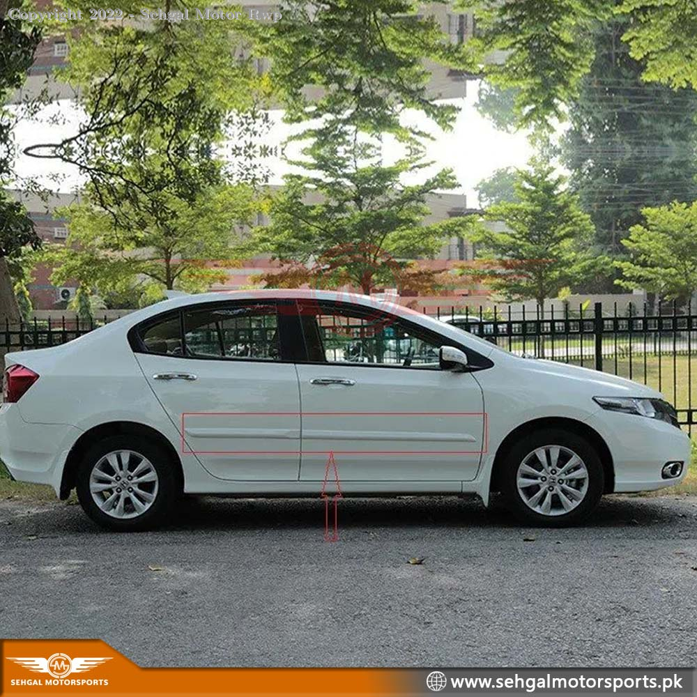 Honda City Door Molding (White) Model 2009