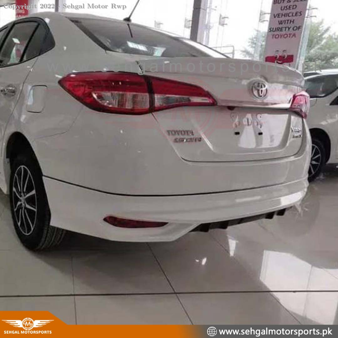 Toyota Yaris Trunk Spoiler V1 Un-Painted (PK) Model 2019-2021