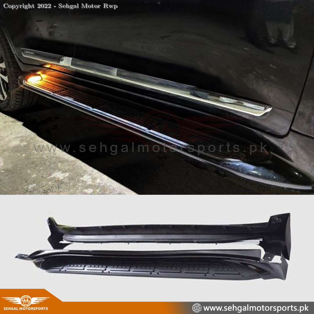 Toyota Land Cruiser FJ200 Side Step Cover LED (White) Model 2008-2021