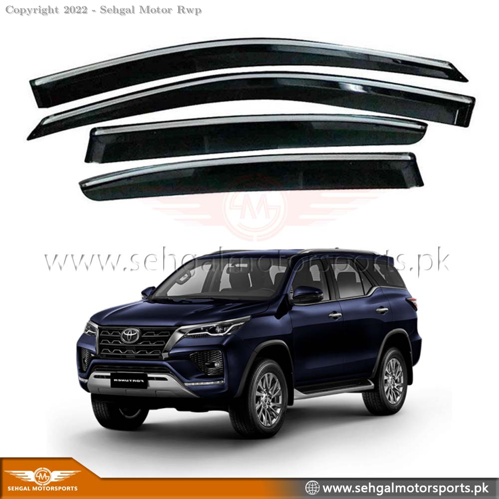 Toyota Fortuner Air press/Sunvisor TXR  With Chrome Model 2017-2021