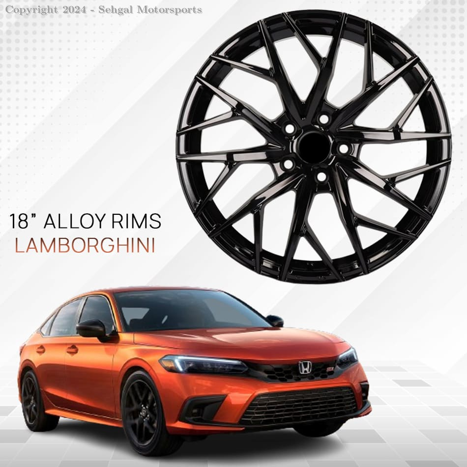 Honda Civic Alloy Rim 18 Inches Lamborghini Style