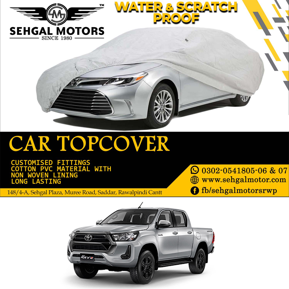 Toyota Hilux Revo Top Cover Microfiber Black Model 2017-2022