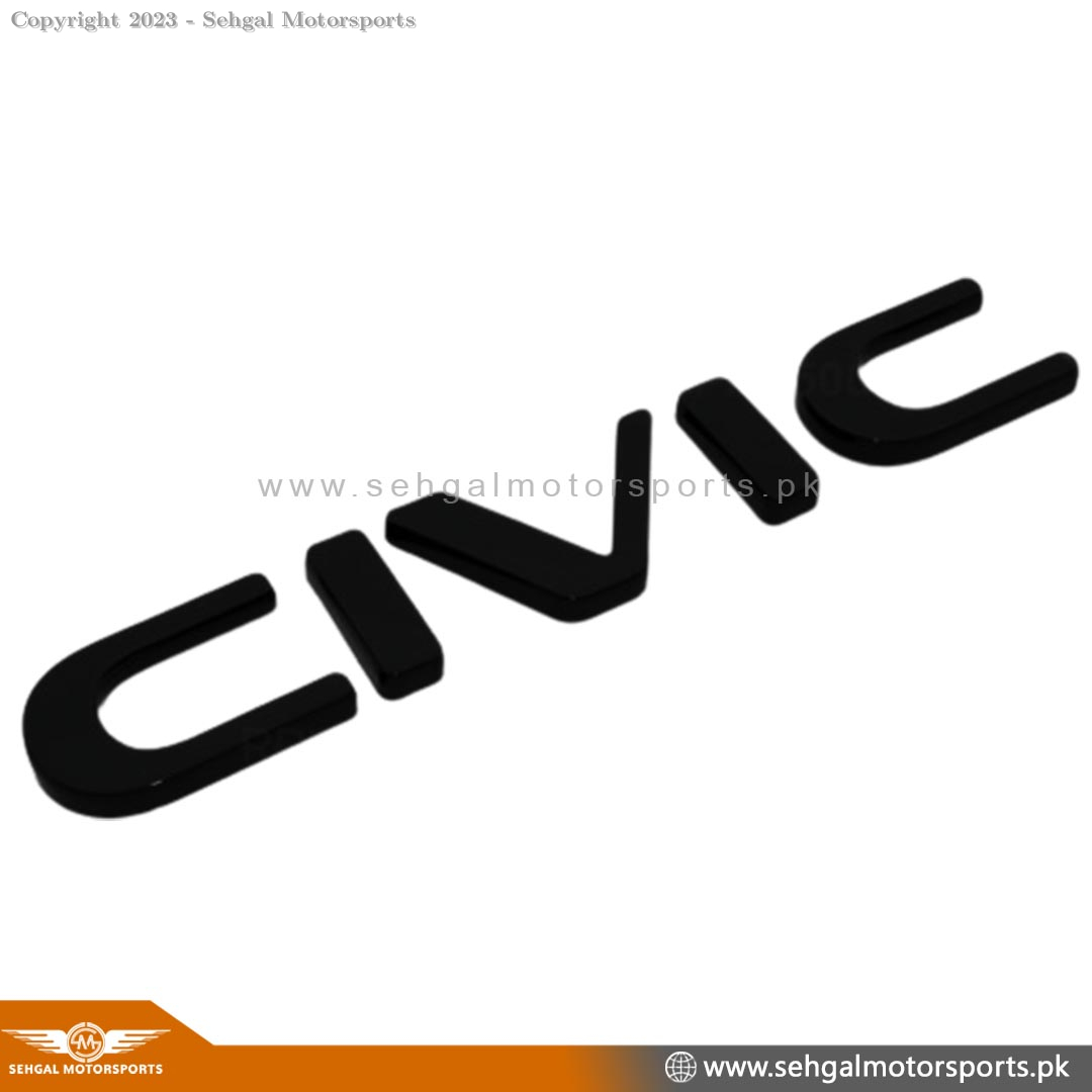 Civic 2023 Monogram (Black)