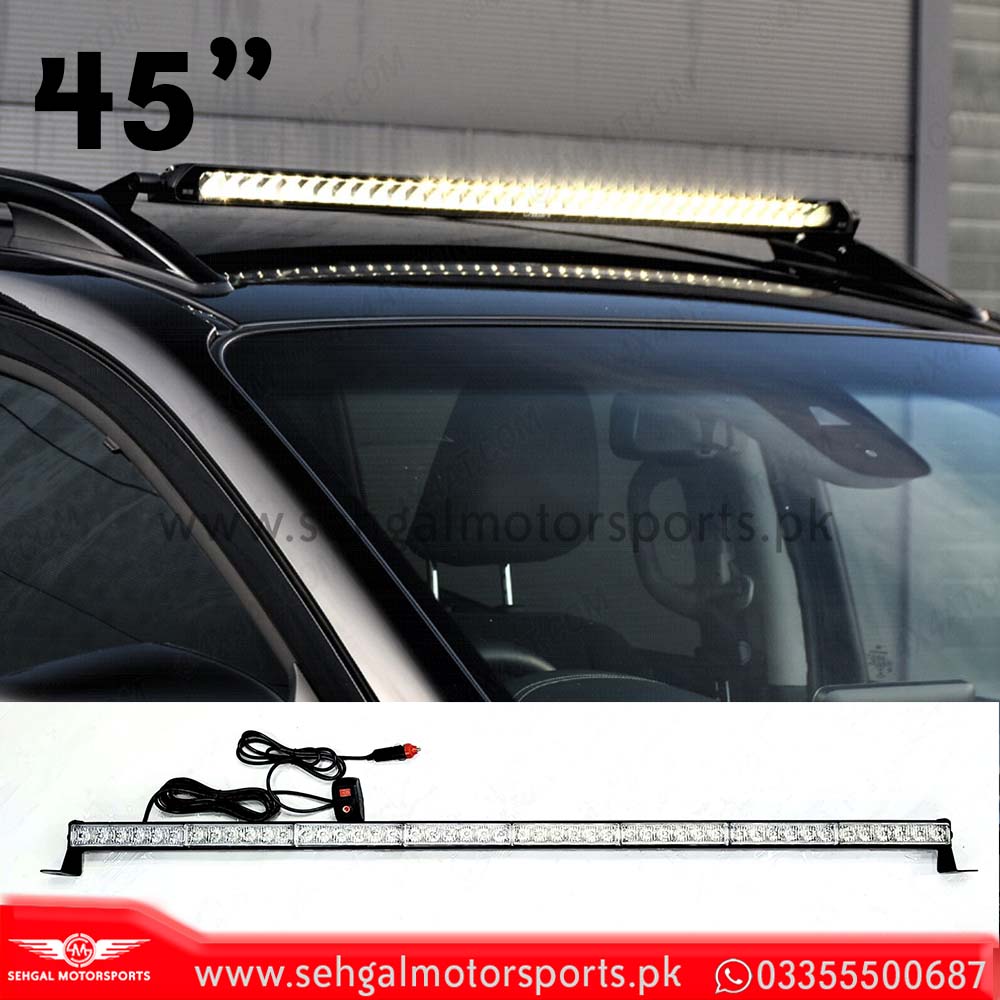 RL-8H 45 Inch HIGH POWER LED ROOF / DASHBORD LIGHT BAR FRONT WITH 13 MULTI FUNTION