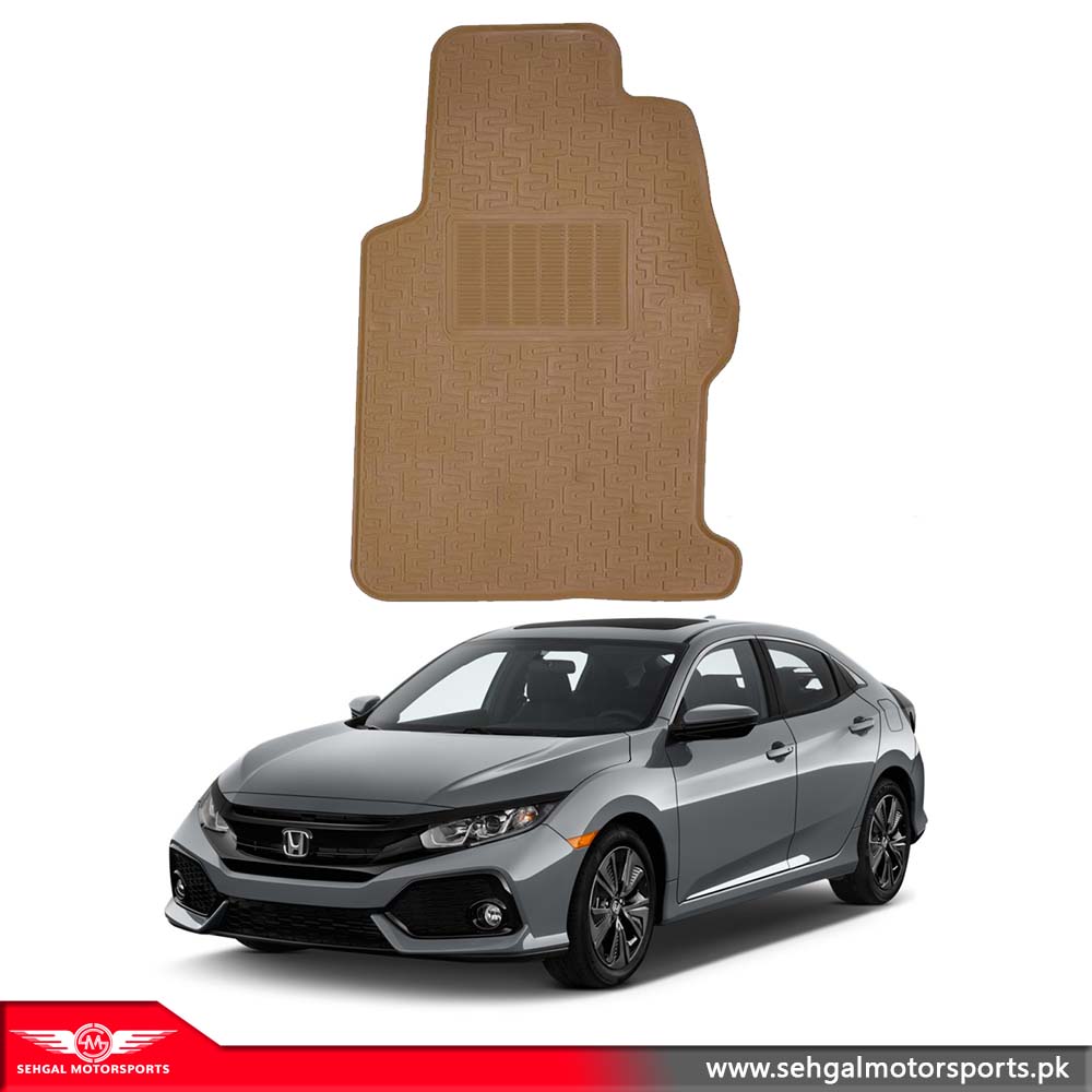 Honda Civic Latex Mat Beige Model 2016-2021