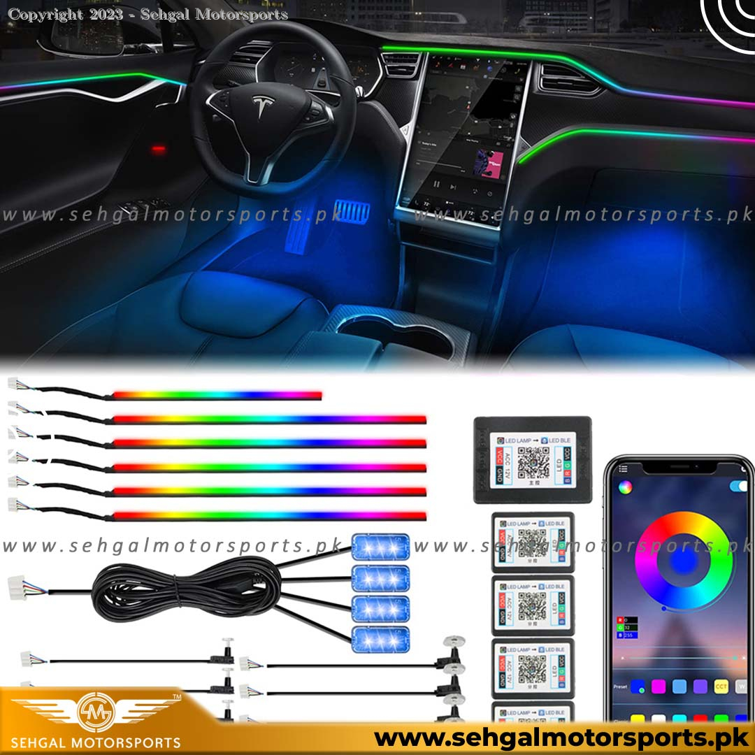 Rgb Ambient Lights Button Control.