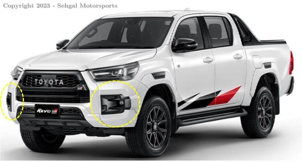 Toyota Hilux Revo GR FOG LAMP COVER Model 2022 (KX-B-188)