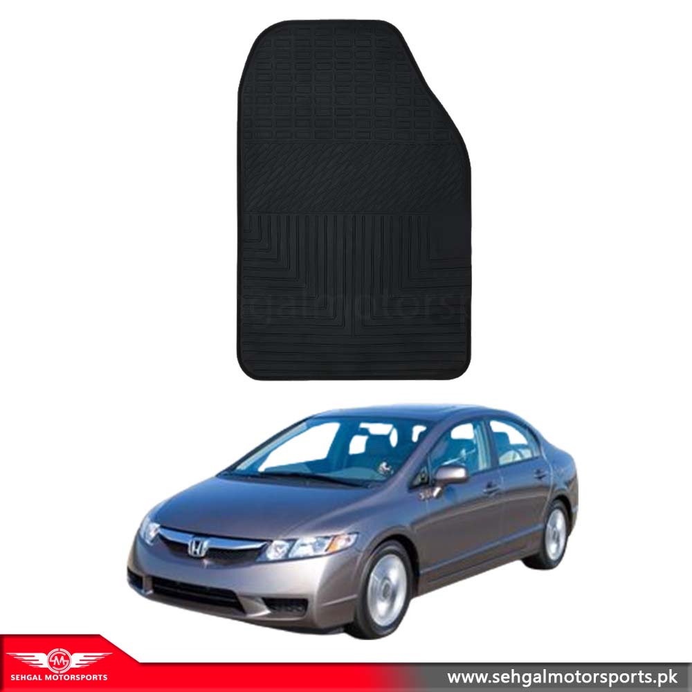Honda Civic Latex Rubber Mat Black Model 2006-2012