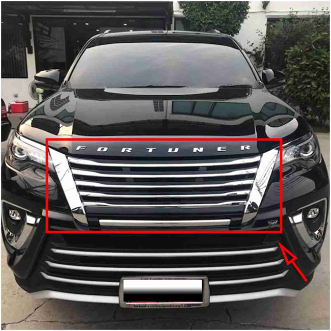 Toyota Fortuner  Grill Chrome Sigma Style Taiwan Model 2017-2021