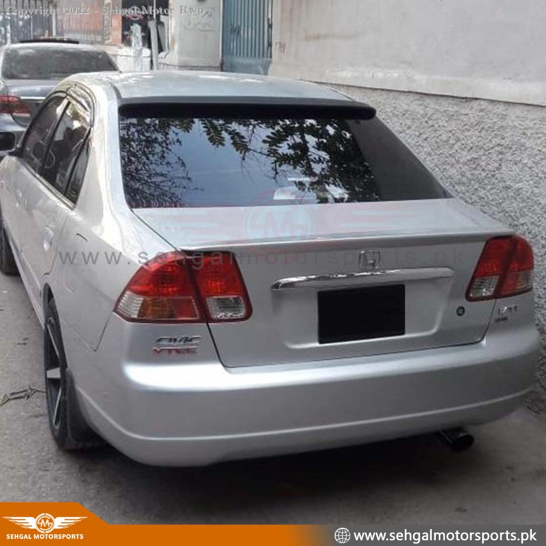 Honda Civic Roof Spoiler Unpainted Model 2001-2004 (Pk)