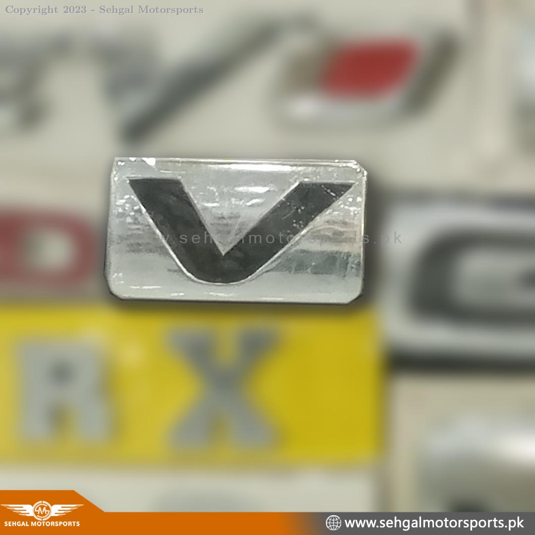 Revo Logo "V" (Chrome)