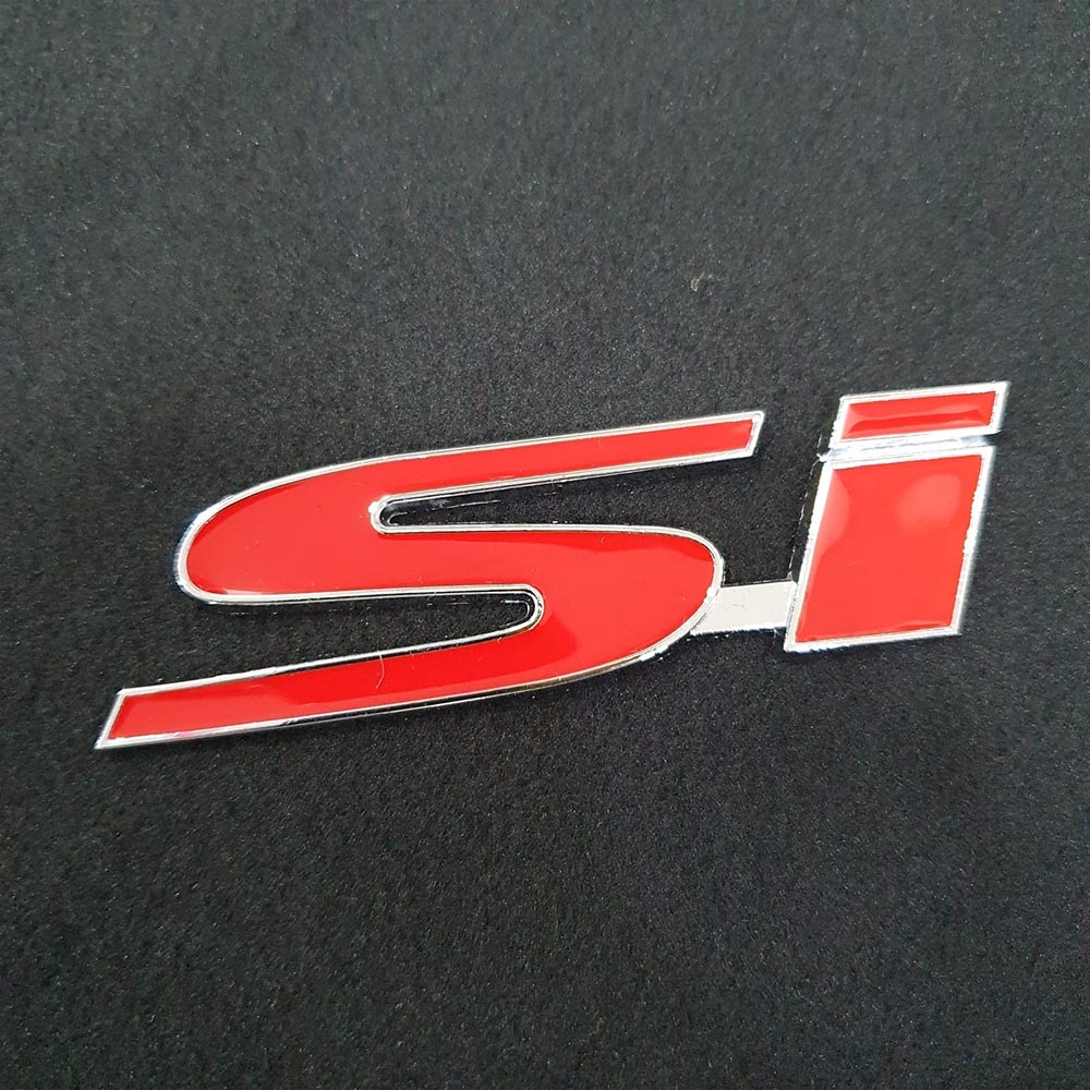 Si Monogram Red Emblem | Decel | Monogram | Logo