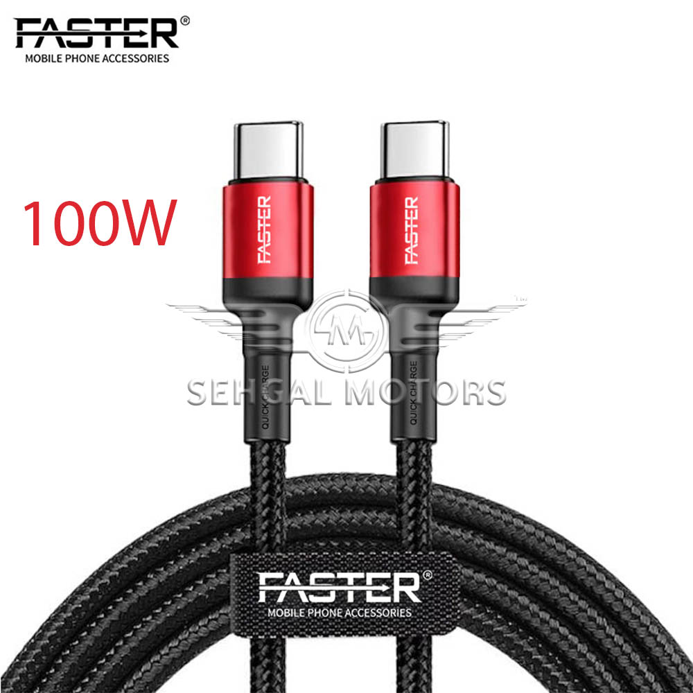 Faster Data Cable FC 100W Type C To C