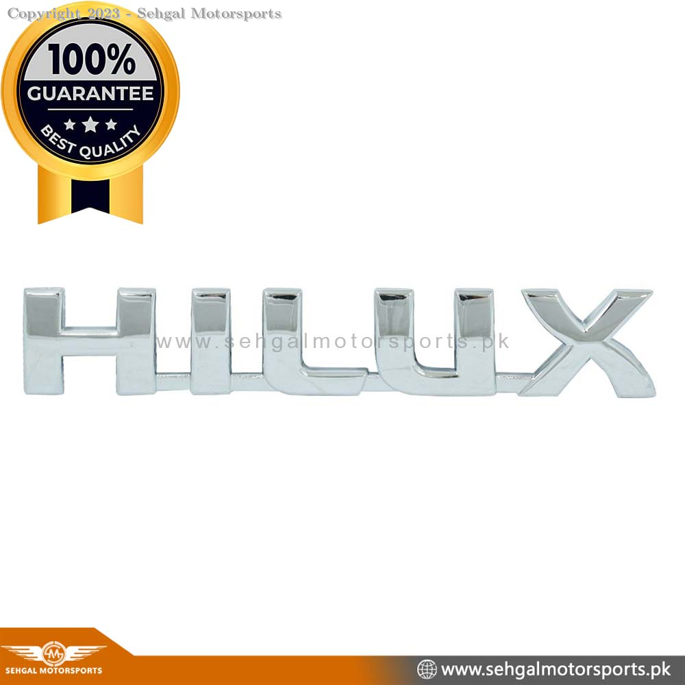 Vigo Side/Trunk Monogram "HILUX" Chrome Genuine