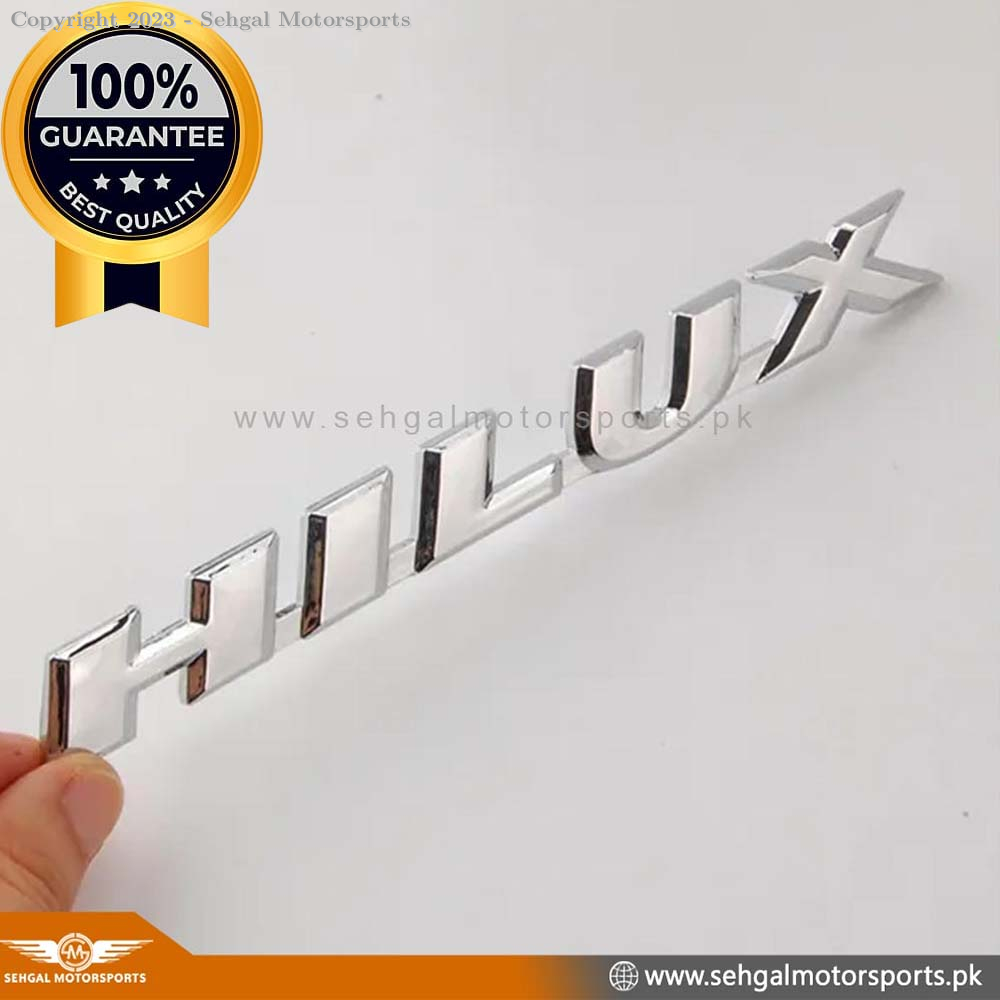 Revo Side/Trunk Monogram "HILUX" Chrome Genuine