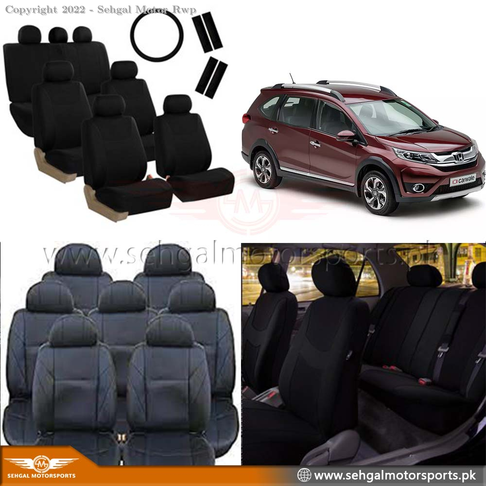 Honda BRV Nylon Seat Covers Black (7 Seats) - Model 2017-2021