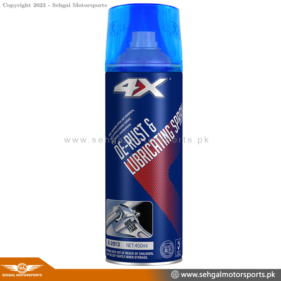 4X De-Rust and Lubricating Spray x-2013 450ML