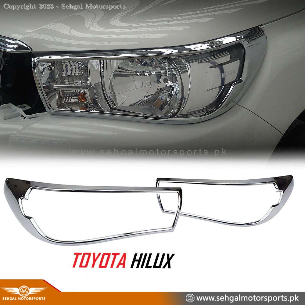 Toyota Hilux Revo Head light / Lamp Chrome Model 2016