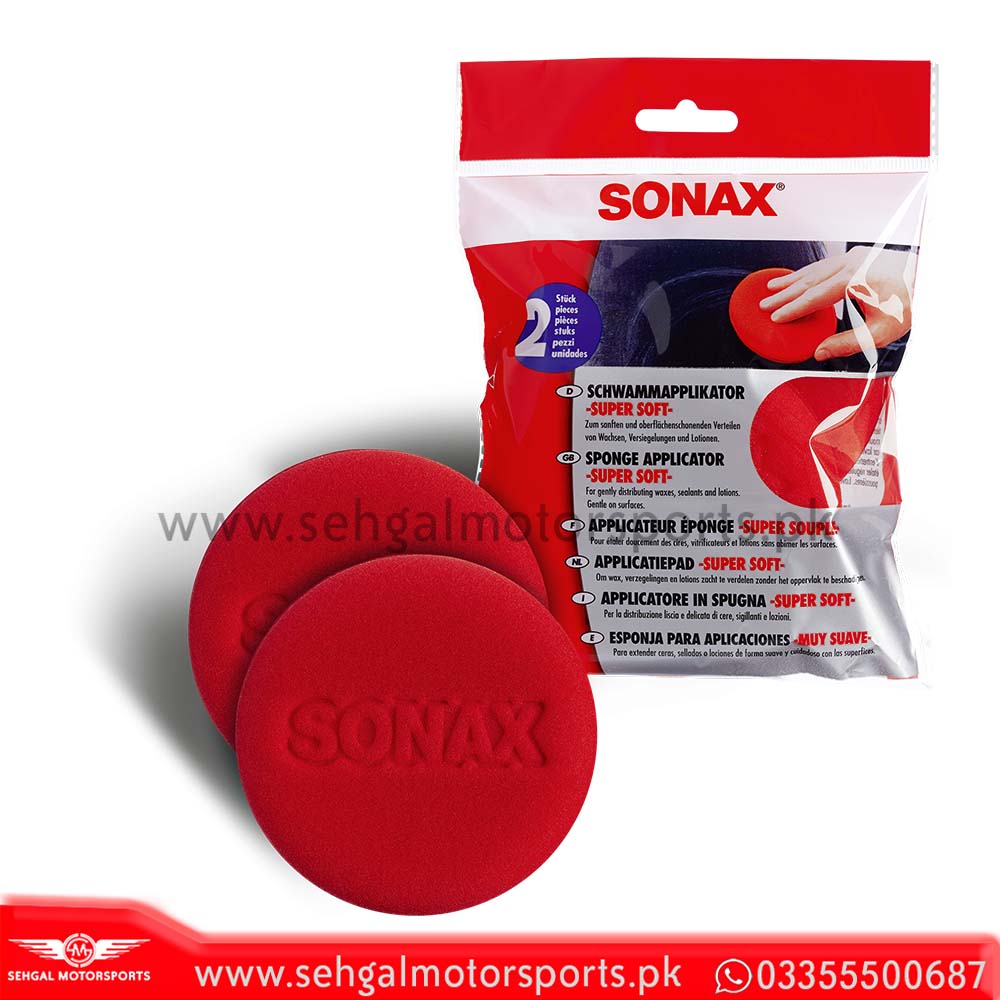 SONAX MICROFIBER SPONGE APPLICATOR 2 PC SET