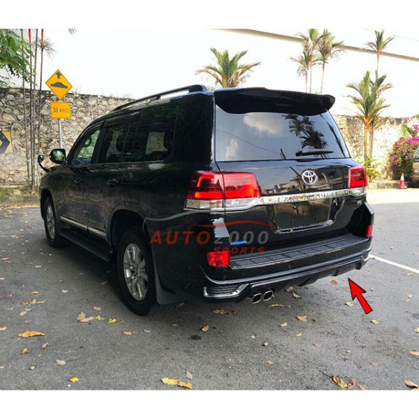 Toyota Land Cruiser FJ200 Back Body Kit / Lip Modellista (Black) 2016-2021