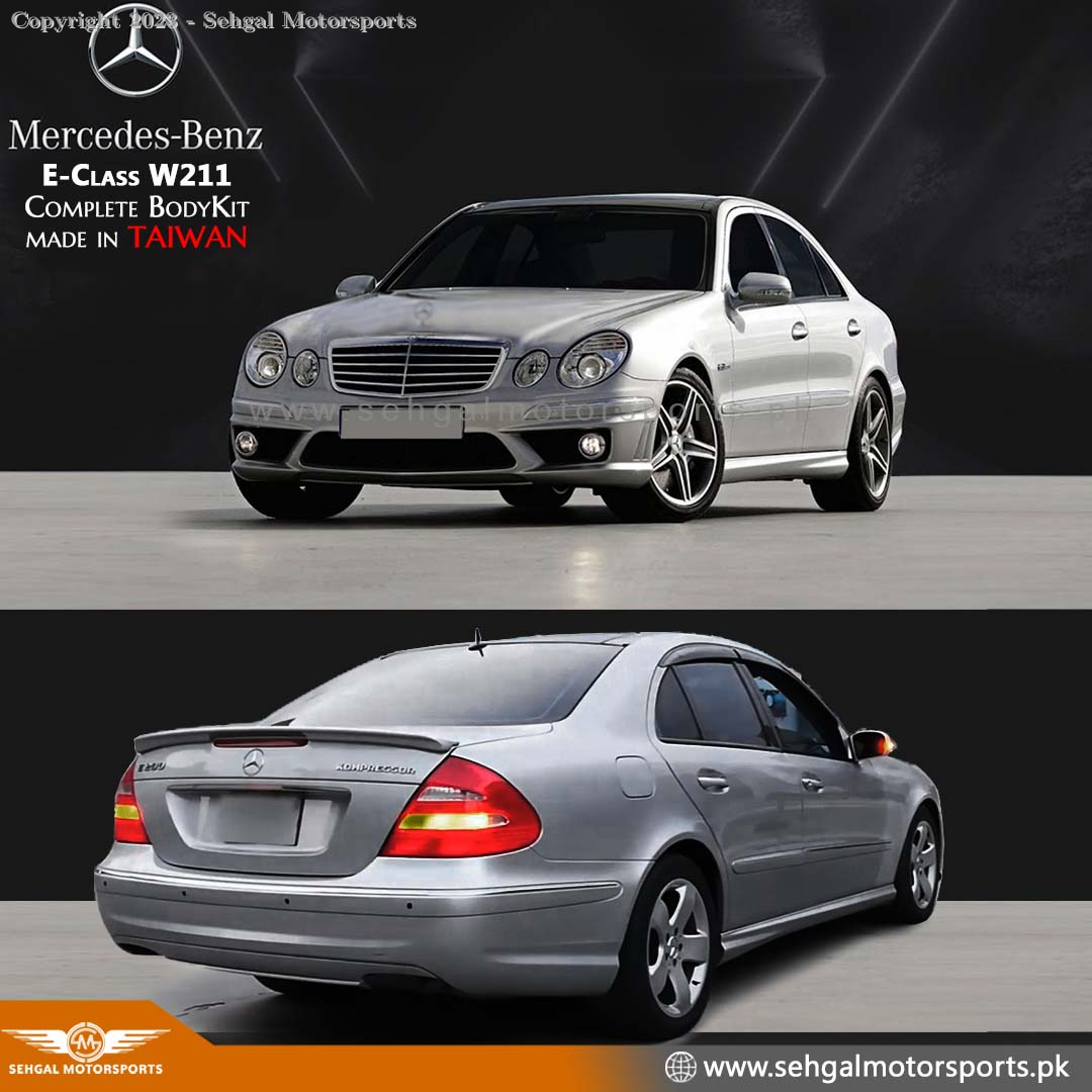 Mercedes-Benz E-Class W211 Complete Body Kit Unpainted Taiwan Model 2004-2009