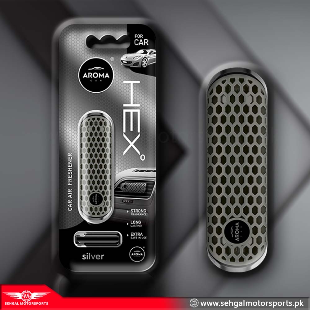 Aroma Hex Air Freshener Silver