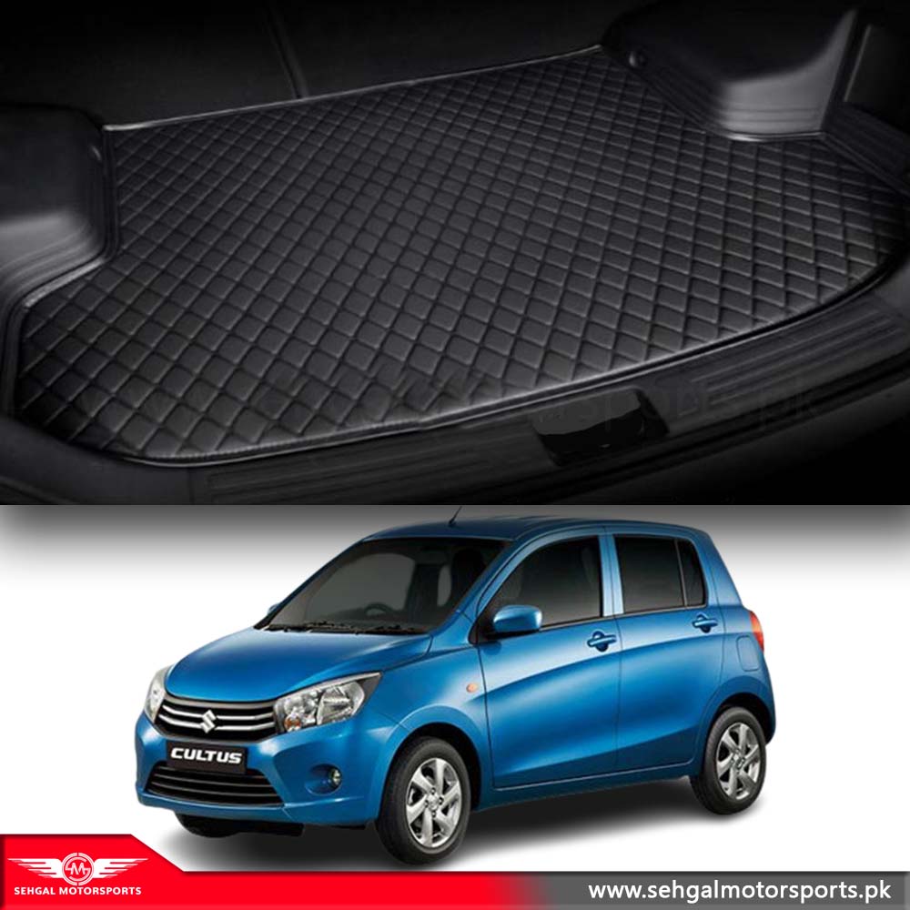 Suzuki Cultus 7D Eco Trunk Mat Black With Black Model 2017-2022