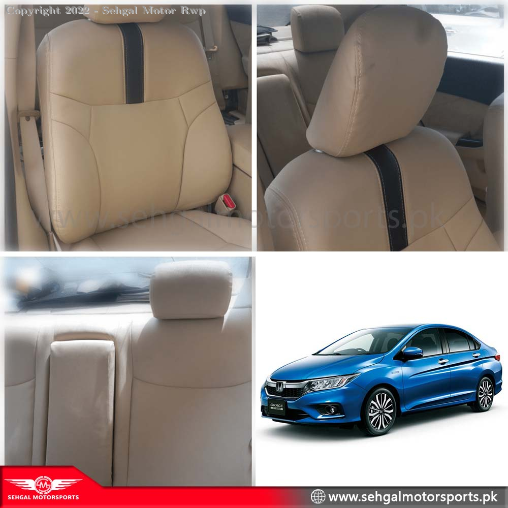 Honda City Grace Seat Cover NS3 Beige Model 2022-2023