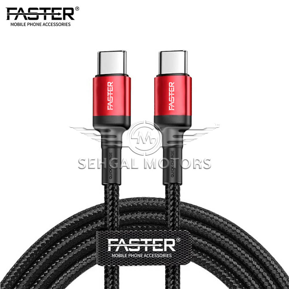 Faster Data Cable FC 60W Type C To C