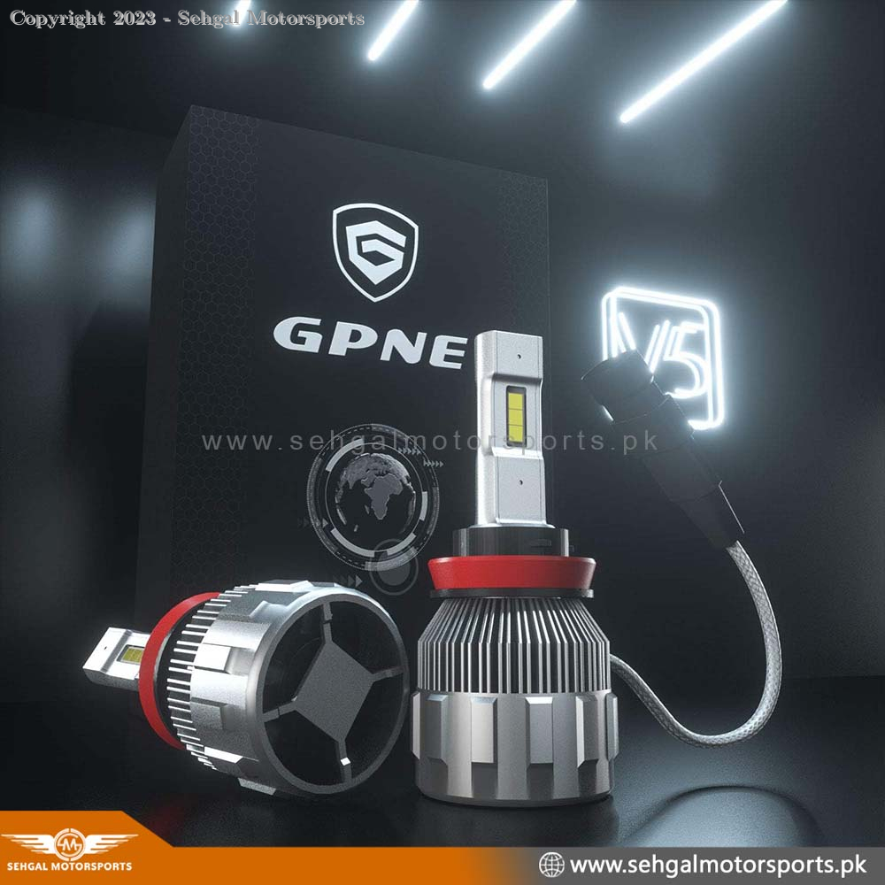 GPNE LED Headlight Bulb Socket H11, Model D76 (Black)