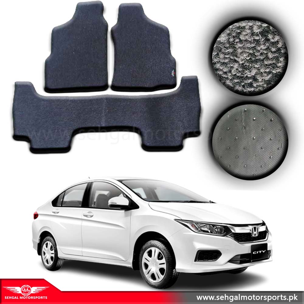 Honda City Grace Carpet Floor Mat Special Black/Gray Model 2022-2023