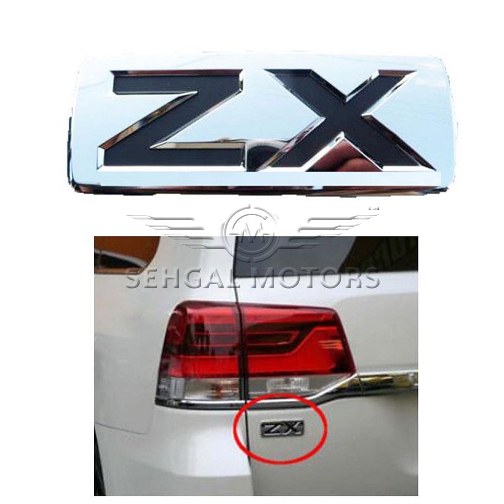 Toyota Land Cruiser ZX Monogram Logo Emblem Original- Each