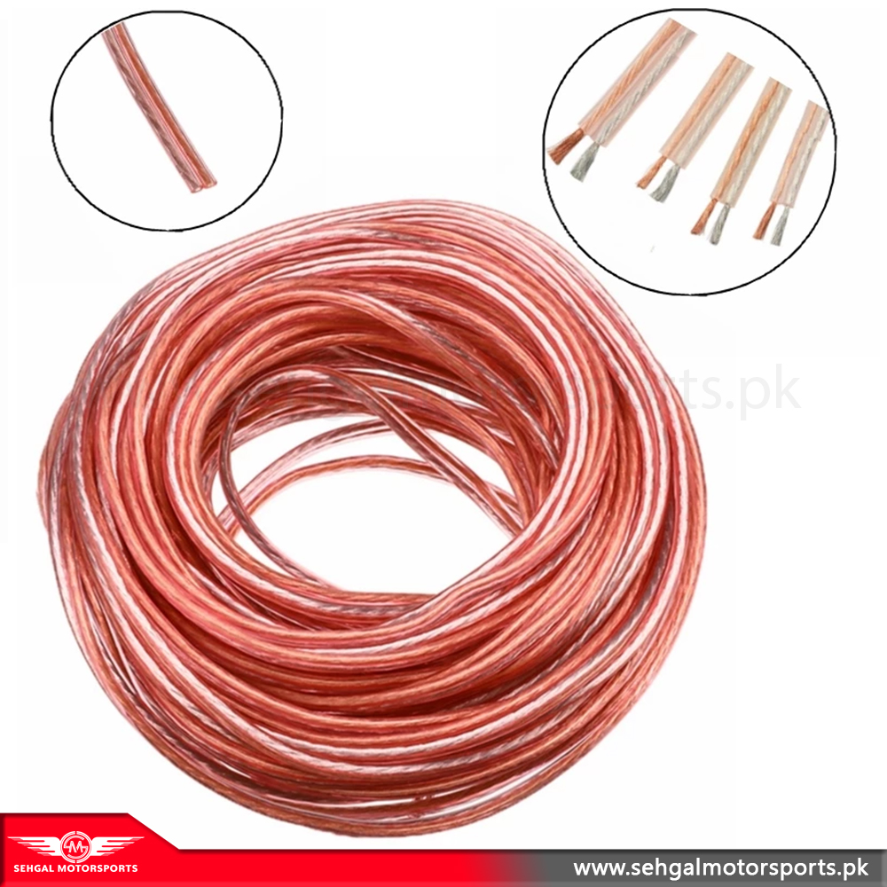 Battery Wire For Amplifier Pure Copper 1 Meter