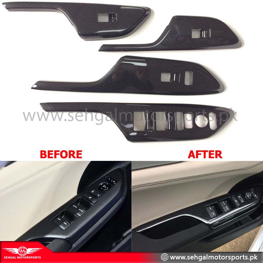 Honda Civic Power Windows Carbon Kit Model 2016-2021