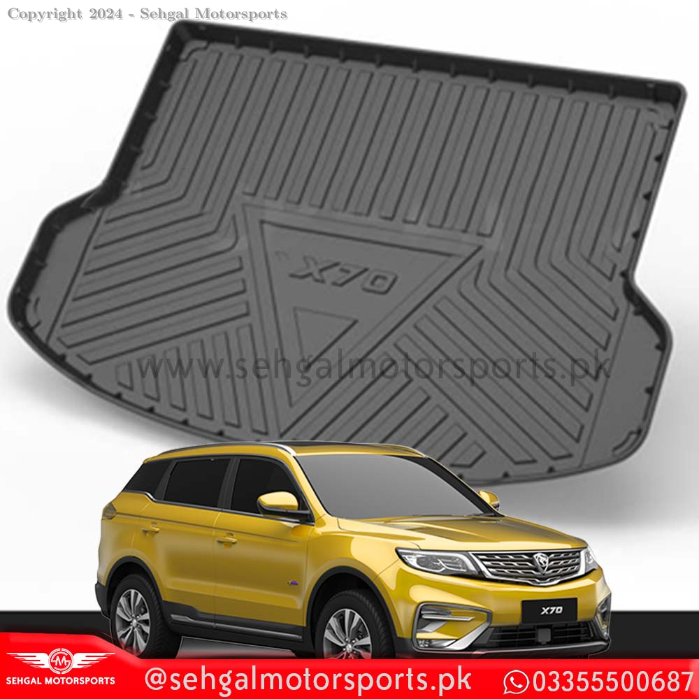 Proton X70 3D Trunk Mat Model 2021-2022