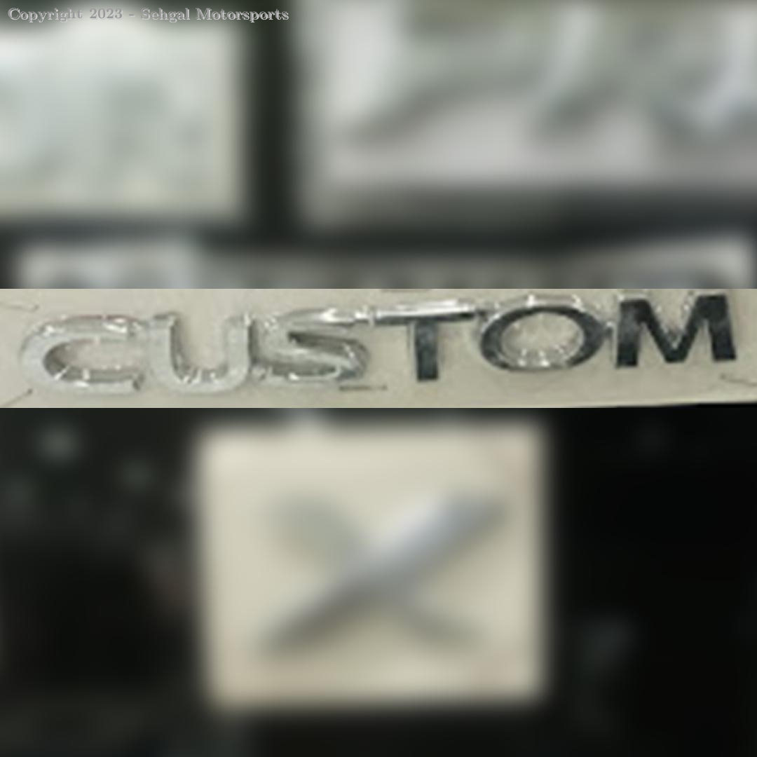 Mira "Custom" Trunk Monogram (Chrome)