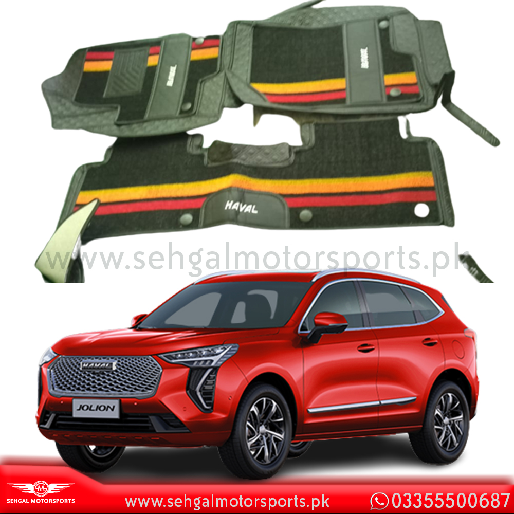 Haval Jolion 9D Floor Mat Shanice Black With Multi Model 2021-2022