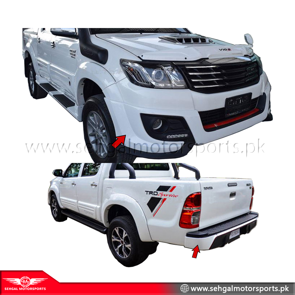 Toyota Hilux Vigo Champ Body Kit TRD Style Thai Model 2012-2016 Black