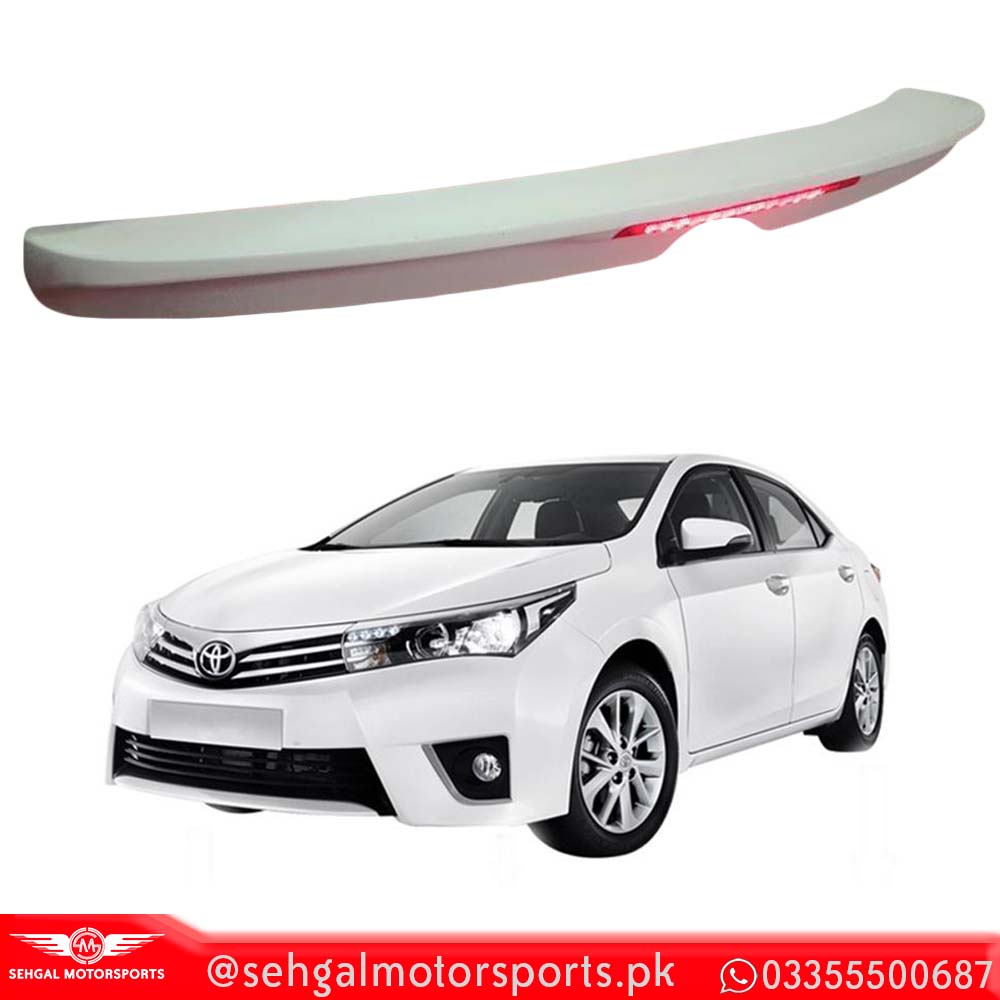 Toyota Corolla LED Spoiler  Model 2014-2017
