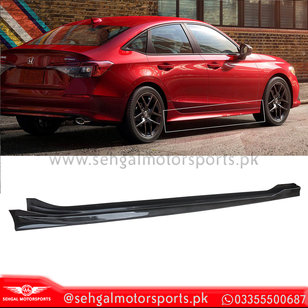 Honda civic Side Panel Carbon Fiber Model 2022-2023