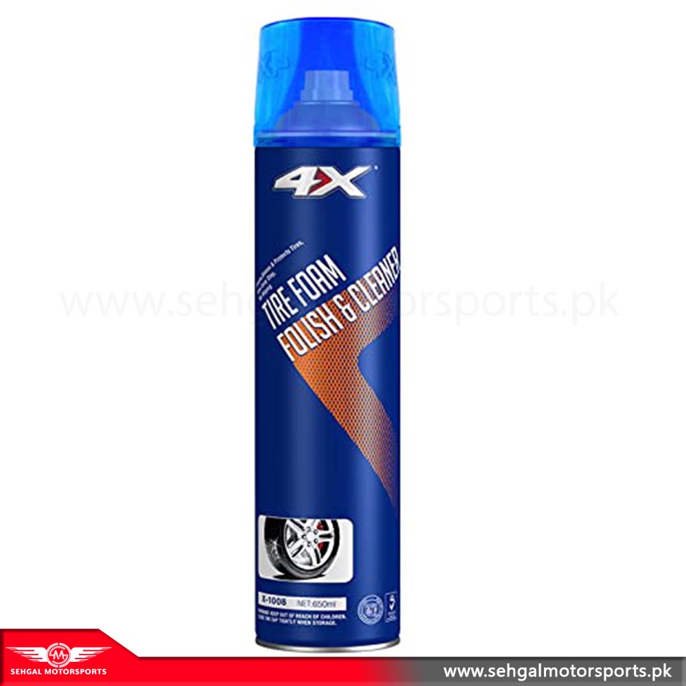 4X Tyre Foam Polish and Cleaner X-1008 650ML