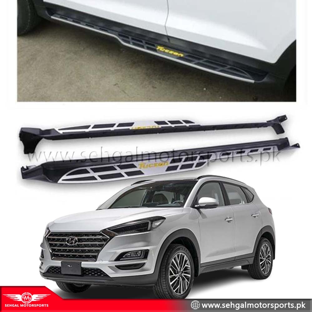 Hyundai Tucson Side Steps (Half Panel)  - Model 2020 - 2021
