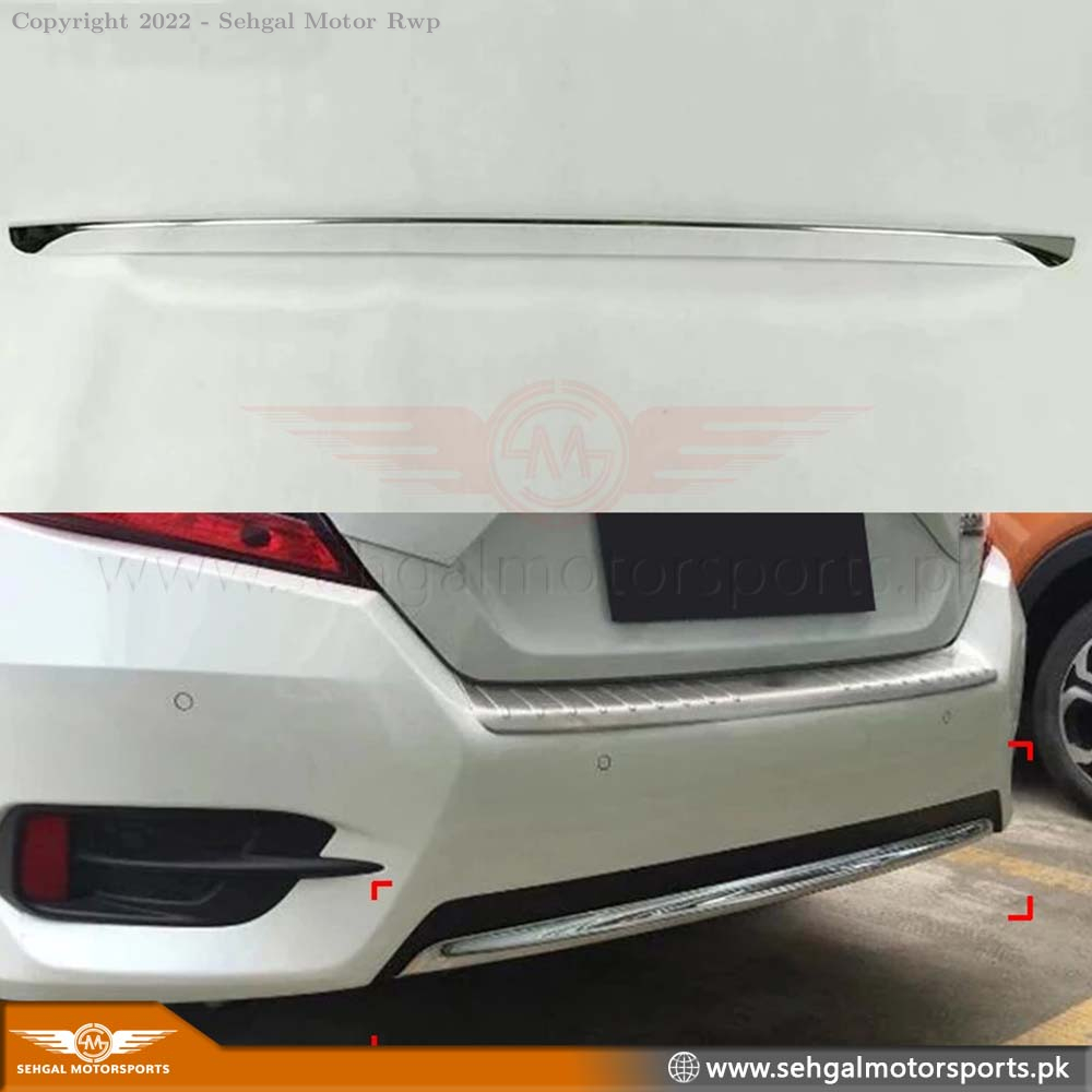 Honda Civic Back Bumper Chrome Model 2017