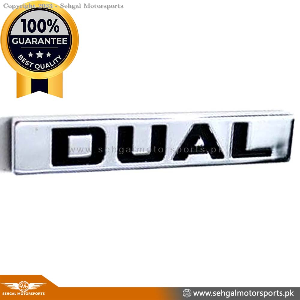 Corolla Trunk Monogram "DUEL" Chrome Genuine