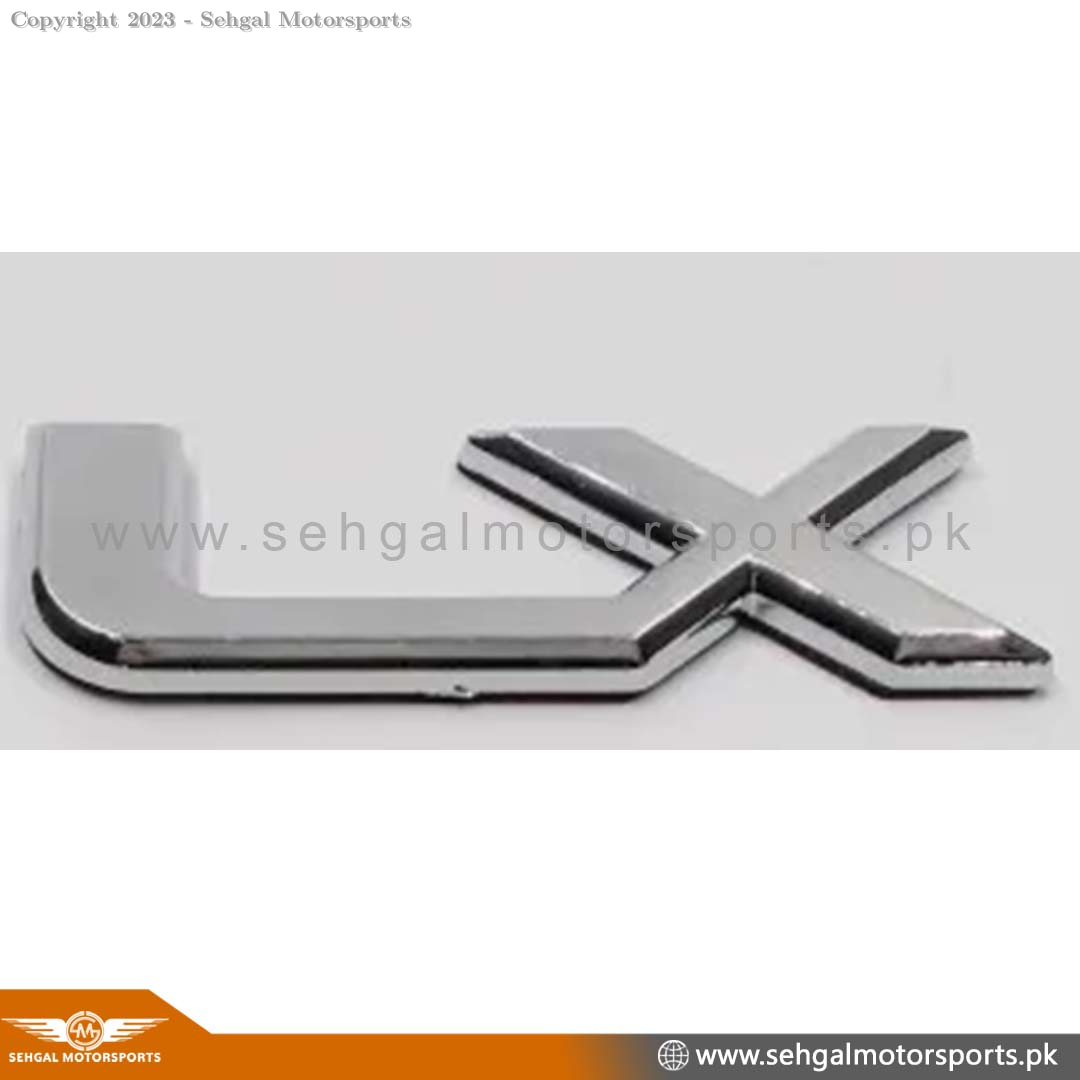 Land Cruiser "LX" alphabets