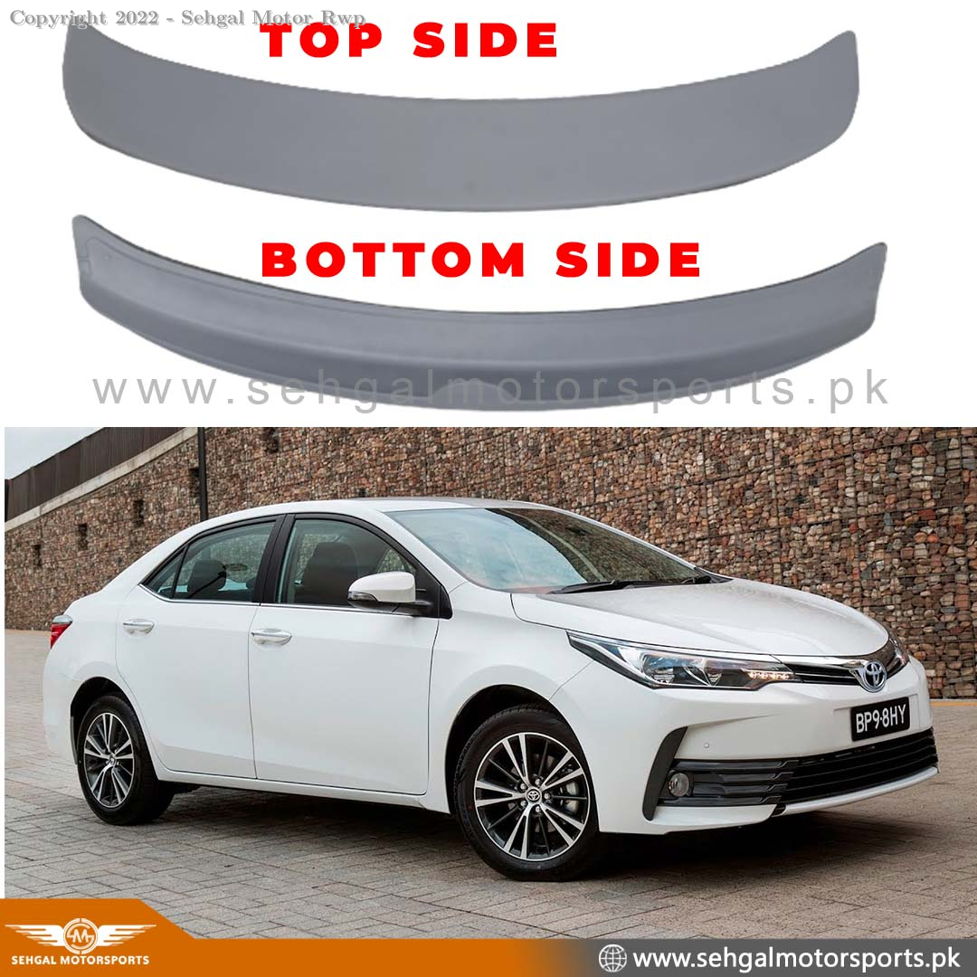 Toyota Corolla Jumbo Trunk Spoiler Un-painted (PK) Model 2017-2021